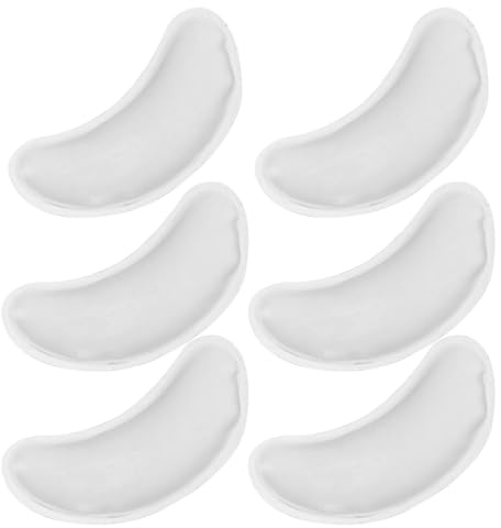 Ciieeo Wiederverwendbare Augenkühlpads zur Effektiven Augenpflege 6 Stück aus Gel mit Pvc Material Kühlendes und Wärmeaktivierbares Augenkissen für Zuhause und Arbeit