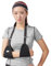 Triangle de l'écharpe médicale d'immobilisation épaule Rotator Brassard poignet Coude avant-bras support Brace Sangle avec rembourrage souple confortable léger simple pour cassé et Fractured Bras