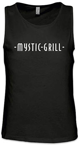 Urban Backwoods Mystic Grill Herren Männer Tank Top Training Shirt Schwarz Größe L