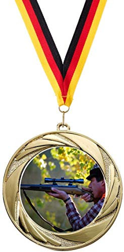 Verlag Reiner Kullack 10er-Set Medaillen »Jagd«, mit 50 mm Sportfoto-Emblem (Metall, bunt)