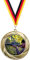 Verlag Reiner Kullack 10er-Set Medaillen »Jagd«, mit 50 mm Sportfoto-Emblem (Metall, bunt)
