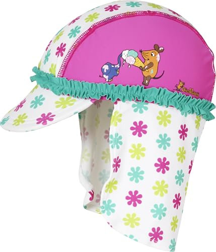 Playshoes Badekappe Kopfbedeckung Unisex Kinder,Die Maus Blumen,49