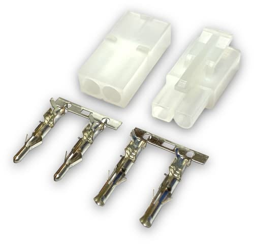 8 Paar 16 Stück Premium Nylon Japan 13,5mm Stecker Buchse Male Female Steckverbinder 10A Pins Crimpen Löten Verpolsicher Kupplung kompatibel zu Tamiya für Lipo Akku Led Car RC Modellbau