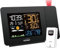 Radio Control (Official 2025 MSF UK Version) Projection Alarm Clock Outdoor Sensor, Weather Station, Bedroom Projector Dimmable Clock Dual Alarms LCD Display Date Time Temperature Humidity