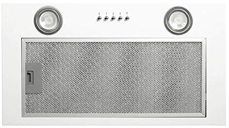 CDA CCA52WH White 50cm Under Canopy 3 Speed Cooker Hood Kitchen Extractor Fan