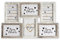 TIME HOME DEVELOPMENT Marcos de Fotos Multiple de Madera para Pared - 6 Fotos 10x15 cm (Retro)