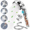 LucaSng Ionischer Duschkopf, Handbrause, hoher Druck, wassersparend, 4 Modi, Filter-Duschkopf, mit Duschschlauch und Halterung, geeignet für trockene Haut und Haare