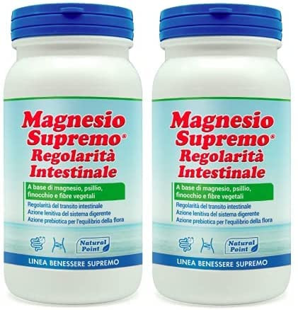Magnesio supremo regolarità intestinale 2 confezioni da 150 grammi