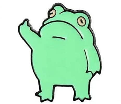TOSSPER Broche Drôle Broche De Dessin Animé Broches Broches Personnalité Personnalité Grenouille Épingles D'émail pour Femmes Hommes Kids Cadeau