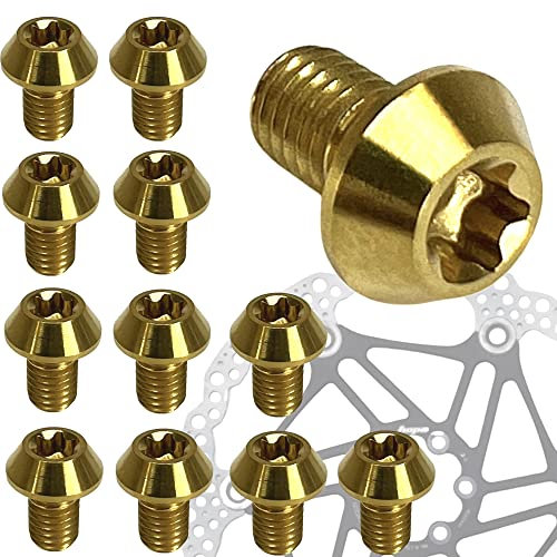 F26 Titan M5x8 Torx Disc-Schraube Scheibenbremse (12er Set Gold)