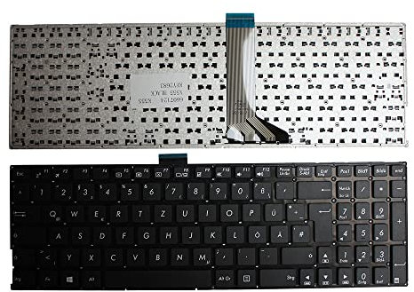 Power4Laptops Alemán Negro Teclado de Repuesto para Ordenador portátil Compatible con ASUS X555L
