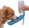 NAMSAN Bouteille d'eau pour Chien, 550ml Portable Distributeur Eau, Gourde pour Chien de Compagnie en Plein Air, pour Randonnée, Voyage, Camping - Bleu