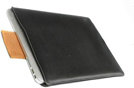Chalk Factory Leather Sleeve, Protective Case for ASUS TUF Gaming F15 (2021), 15.6 Laptop #ALM : BLACK