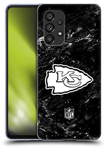 Head Case Designs Offizielle NFL Marmor Kansas City Chiefs Artwork Soft Gel Handyhülle Hülle kompatibel mit Samsung Galaxy A53 5G (2022)