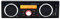 WEPARTICULAR Autoradio Lecteur Audio Bluetooth stéréo Mains Libres FM intégré 2 Haut-parleurs Prend en Charge la Lecture Audio USB SD AUX