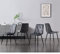 B&D home Esszimmerstühle VICKA 4er Set, Polsterstuhl Küchenstuhl für Küche, Esszimmer, Wohnzimmer, Büro, Industrial modern elegant Design, Samtstoff Grau, 11120-GRAU-4