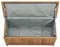 Gecheer Gartenbox Aufbewahrungsbox Auflagenbox Kissenbox Gartentruhe Auflagentruhe Truhe Holztruhe Truhenbank Bank Massivholz Teak 114x50x58 cm