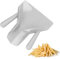 Bratschaufel, Pommes-Frites-Schaufel, lebensmittelechter Kunststoff, Haushalt, Doppelgriff, Pommes-Frites-Schaufel für Pommes-Frites-Schaufel, Frites-Schaufel, Popcorn-Nüsse, Eisbonbons