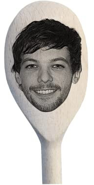Louis Tomlinson Merch Gift Idea Image On A Wooden Spoon-Novelty Memorabilia Birthday Christmas Present