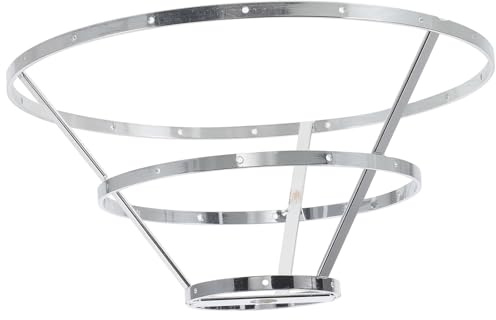 Angoily Kronleuchter Gestell Aus Eisen Lampenschirmrahmen Für Pendelleuchten Diy Lampenschirm Rahmen Metalllampenschattenrahmen Für Wohnraum Und Esszimmer 7.48 X 7.48 X 3.74 in