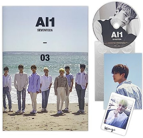SEVENTEEN - 4th Mini Album [Al1] (Re-release) (Al1 Ver.) Photobook + CD + Postcard + Sticker + Photocard + 2 Pin Button Badges + 4 Extra Photocards