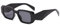 FDEETY Rechteckige Sonnenbrille Damen UV400 Schutz Klassisch Retro Stil Vollrand Sonnenbrille Modische Accessoires für Frauen