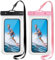 Razobws 2-Pack Waterproof Phone Pouch, IPX8 Travel Essentials Holiday Accessories, Water Proof Case for Swimming Vacation Beach Kayak, Dry Bag for iPhone 15 14 13 12 11 Plus Pro Max Galaxy