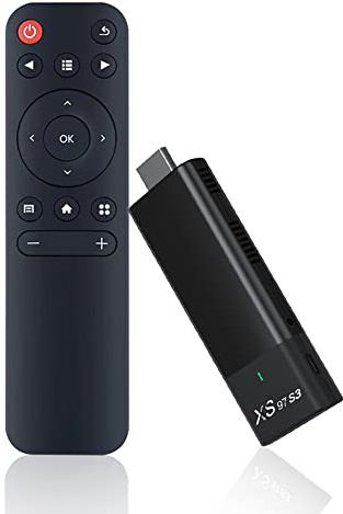 Jemora TV Stick para Android 10.0 Smart TV Box Streaming Media Player Streaming Stick 4K Soporte HDR con Control Remoto (1GB RAM + 8GB ROM)