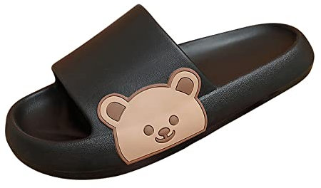 NUSGEAR Zapatillas Mujer Hombre Chanclas Sandalias Baño Piscina Playa Lindo Zapatos Verano Nube Pala plataforma Pantuflas Comodas Antideslizantes Unisex Casa Casual Cloud