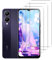 Jinyunlai Protector Pantalla para vivo Y28 4G, [3 Piezas] Antirayaduras, HD Transparente, Sin Burbujas, 9H Dureza Protector de Pantalla de Vidrio Templado para vivo Y28 4G
