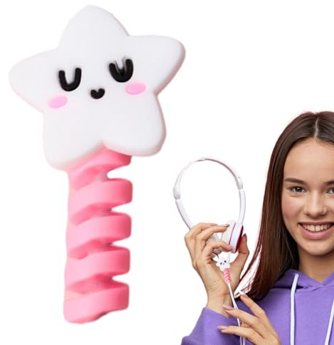 Cute Cable Management,Cartoon Animal Charging Cable Protector - Cute Cord Saver for USB Cable, Colorful Charging Cord Management for Home