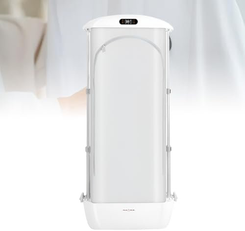 Secadora de ropa eléctrica para el hogar, plancha de vapor vertical inalámbrica automática, planchado de ropa, removedor de arrugas plegable, secadora portátil plegable de secado rápido y eficiente
