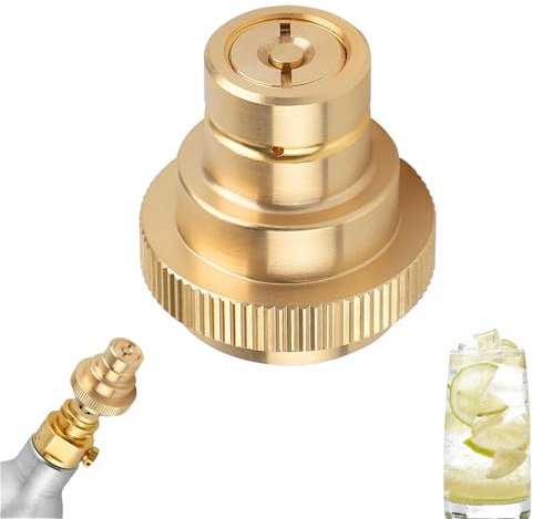 Adapter co2 Zylinder Quick Connect Zylinder Adapter Adapter Quick Connect für Verwendung mit den Getränkeautomaten Duo Art Terra Gaia