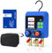 PLAYOCCAR HVAC Indicatori 92 tipi di kit di manometri digitali del refrigerante con TFT LCD, doppio test di pressione,Kit di ricarica del refrigerante Manometro per aria condizionata sottovuoto
