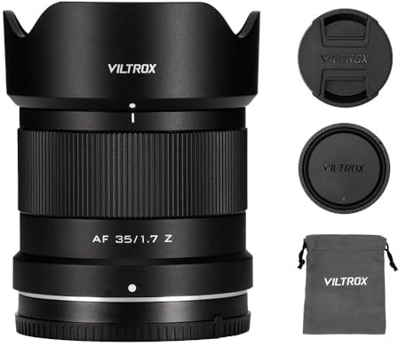 VILTROX APS-C AF Objectif 35 mm F1.7 pour Nikon Z Mount, objectif autofocus Prime compatible avec les appareils photo Nikon Z-Mount Zfc Z50 Z5 Z6 Z7 Z8 Z9 Z7 Z50II Z6II Z30 ZF