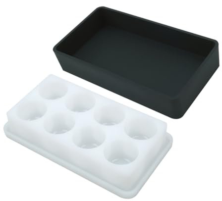 Sewroro 1set Scatola Di Miscelazione Silicone Per Resina Epoxy Con Coperchio Per Progetti Fai Te e Creazioni Artigianali Capacità Materiale Flessibile e Duraturo