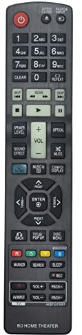 VINABTY AKB73275501 Replacement Remote Control Applicable For LG DVD/Blu-ray Player HB906PA SH96TA-S SH96SB-S/C SH96TA-W HB906SB SH95TA-W LHB336 LHB335 LHB535 LHB975 LHB976 LHB536 BH5140S S54S1S