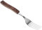 ULTECHNOVO Forchetta Acciaio Inox Posate Metallo Argenteria Acciaio Inox Argenteria Acciaio Inox Stoviglie Acciaio Inox Posate Campeggio Marrone Chiaro Legno