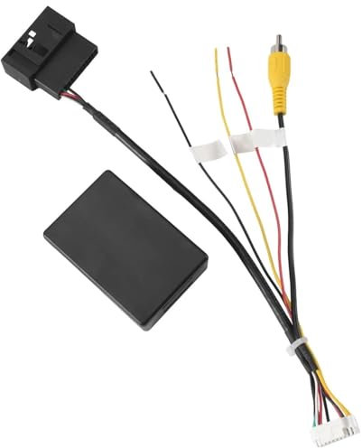 MNEUEQ Kit caméra de recul Adaptateur De Décodeur De Convertisseur De Signal De Caméra De Recul pour Voiture Compatible avec pour VW pour Tiguan pour Golf 6 pour Passat pour CC