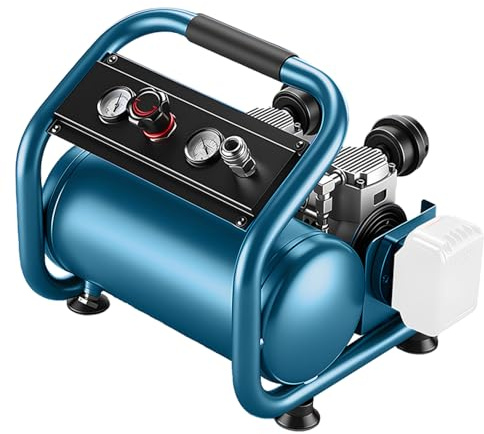 Compressore ad aria compressa a batteria per batteria Makita da 18 V, compressore d'aria da 9 l | Pressione di lavoro portatile da 7,5 bar, pressione dell'aria regolabile, gonfiaggio rapido per utensili pneumatici