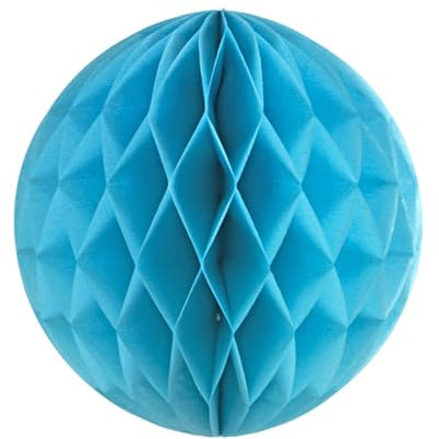 10 Wabenbälle 30cm Set ( dunkel türkis 340D ) // Waben Ball Honeycomb Papier Hänge Deko Laternen Dekoration Bälle Pompons PomPom Party Hochzeit Raumdeko