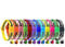Cluos 12 PACK Reflective Cat Collars Quick Release with Bell Safety Nylon Kitten Collars Adjustable 19-32cm