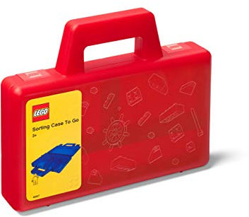 LEGO Sortierkoffer Polypropylen Rot 190.00mm x 160.00mm x 35.00mm
