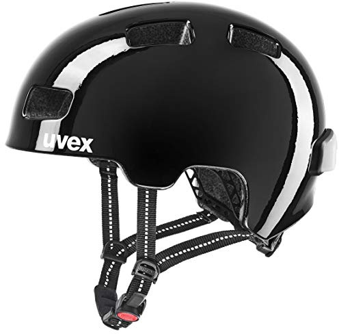 uvex City 4 Mini me Fahrradhelm, Black-White, 55-58 cm