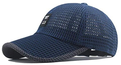 RUICHENG Mesh Cap Basecap Herren Sommer Baseballcap Sports Kappe Schirmmütze (Blau)
