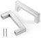 Drenky Cupboard Handles, 5 Pack Brushed Stainless Steel Kitchen Door Handles 64mm Hole Centre Distance Furniture Pulls with Screws for Drawer Wardrobe and Cabinet