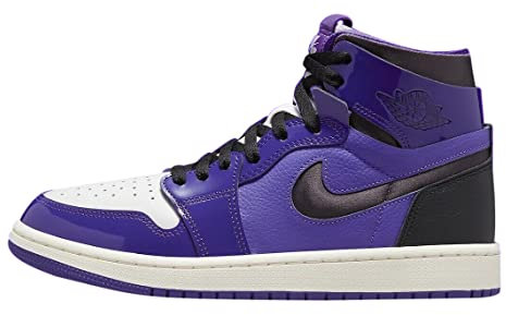 AIR JORDAN 1 High Zoom Air CMFT Purple Patent (W) CT0979-505 Size 38.5