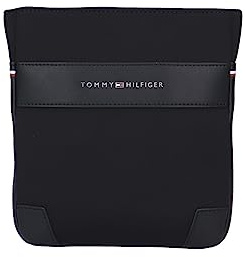 Tommy Hilfiger Herren Umhängetasche Urban Nylon Mini Crossover Klein, Schwarz (Black), Einheitsgröße