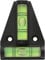 DIGIFLEX 2 Way Mini Black Spirit Level – Small T Shaped Bubble Levelling Tool for On-The-go Measuring – Spirit Levels for a Caravan Campervan Furniture Picture Frames Decking Camera Tripod Camping