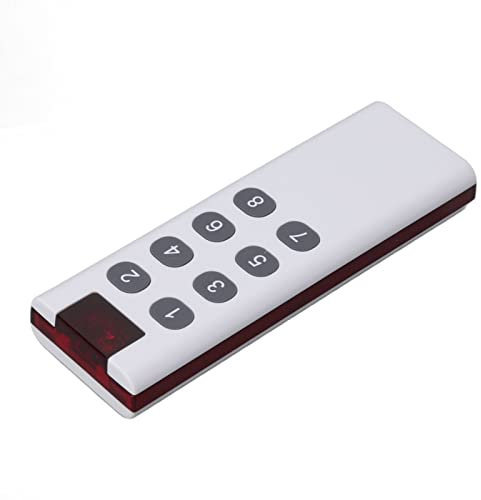 433 MHz Lerncode-Sender, Lerncode-Digitalfernbedienung 1000 M Universelle Signalreichweite Mehrzweck-ASK-Modulation für LED-Leuchten (8 Schlüssel)